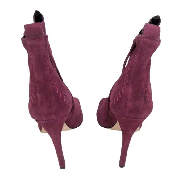 Rebecca Minkoff Ridley Stiletto Heel Peep Toe Booties - Picture 5 of 6